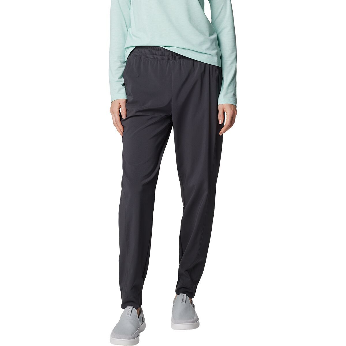 Image of Columbia PFG Uncharted Pull On Pant - Women's Shark, XL/Short