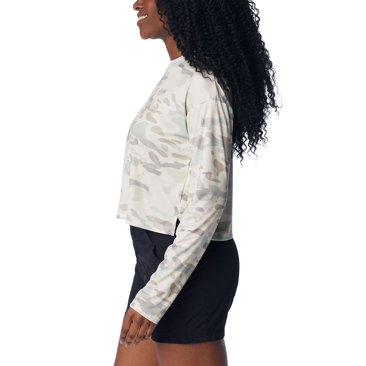 売れ筋商品|||コロンビア カットソー トップス レディース Women's Super Tidal Light Long-Sleeve Top Lemon Wash Floracamo Columbia Super Tidal Light Long-Sleeve Shirt - Women's