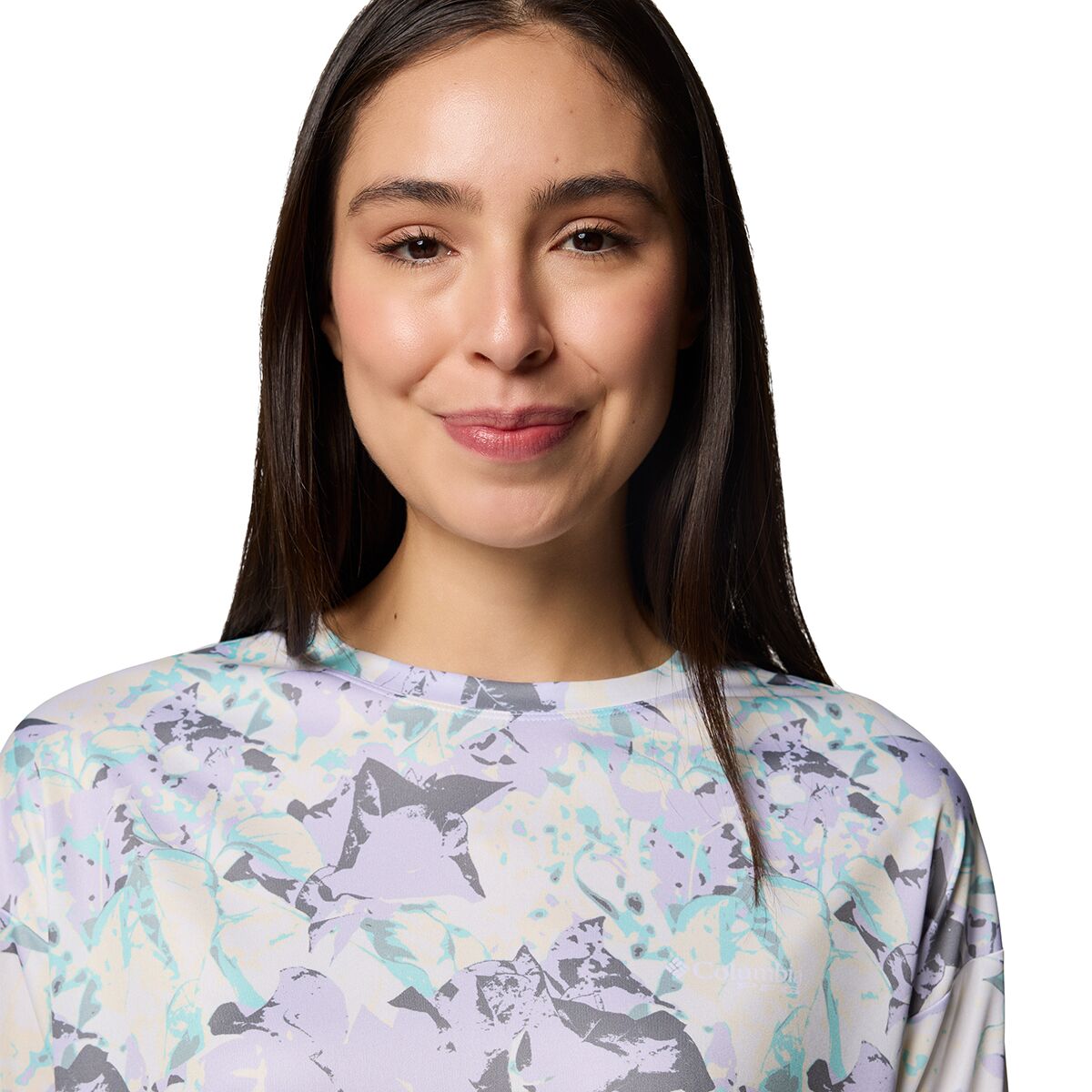 売れ筋商品|||コロンビア カットソー トップス レディース Women's Super Tidal Light Long-Sleeve Top Lemon Wash Floracamo Columbia Womens PFG Super Tidal Light Long Sleeve T-Shirt
