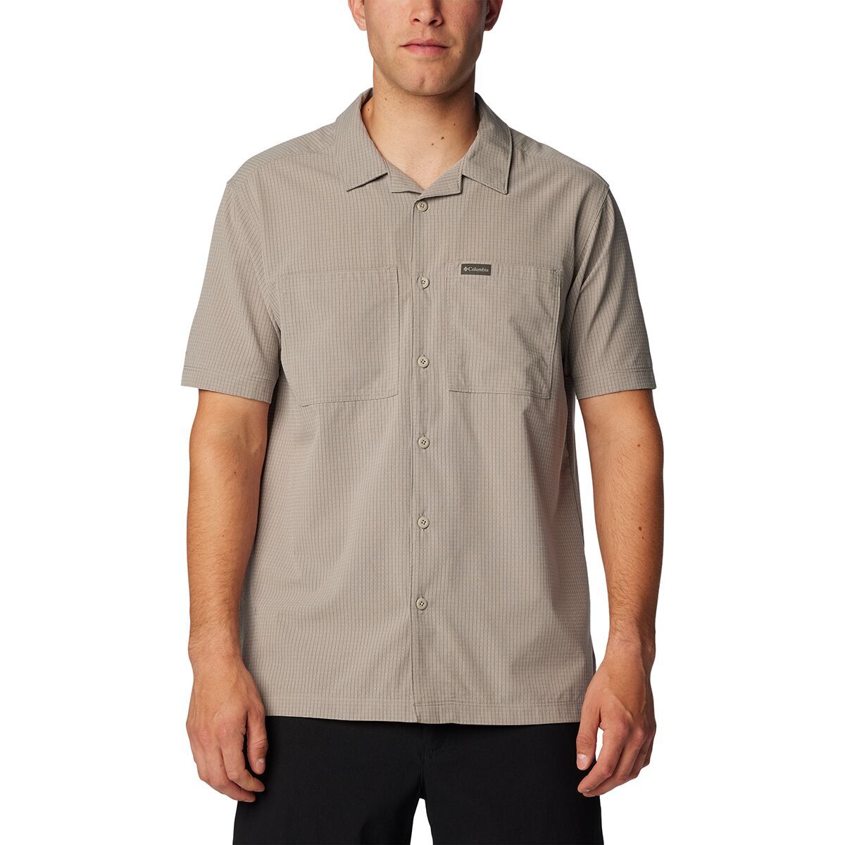 Columbia Black Mesa LW Short-Sleeve Shirt - Men's Flint Grey, L
