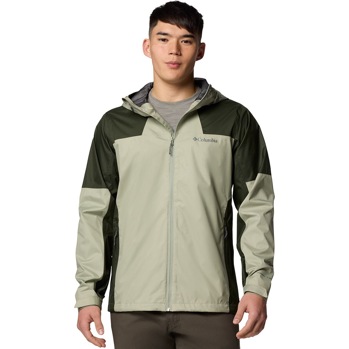 Image of Columbia Inner Limits III Jacket - Men's Safari/Greenscape, S