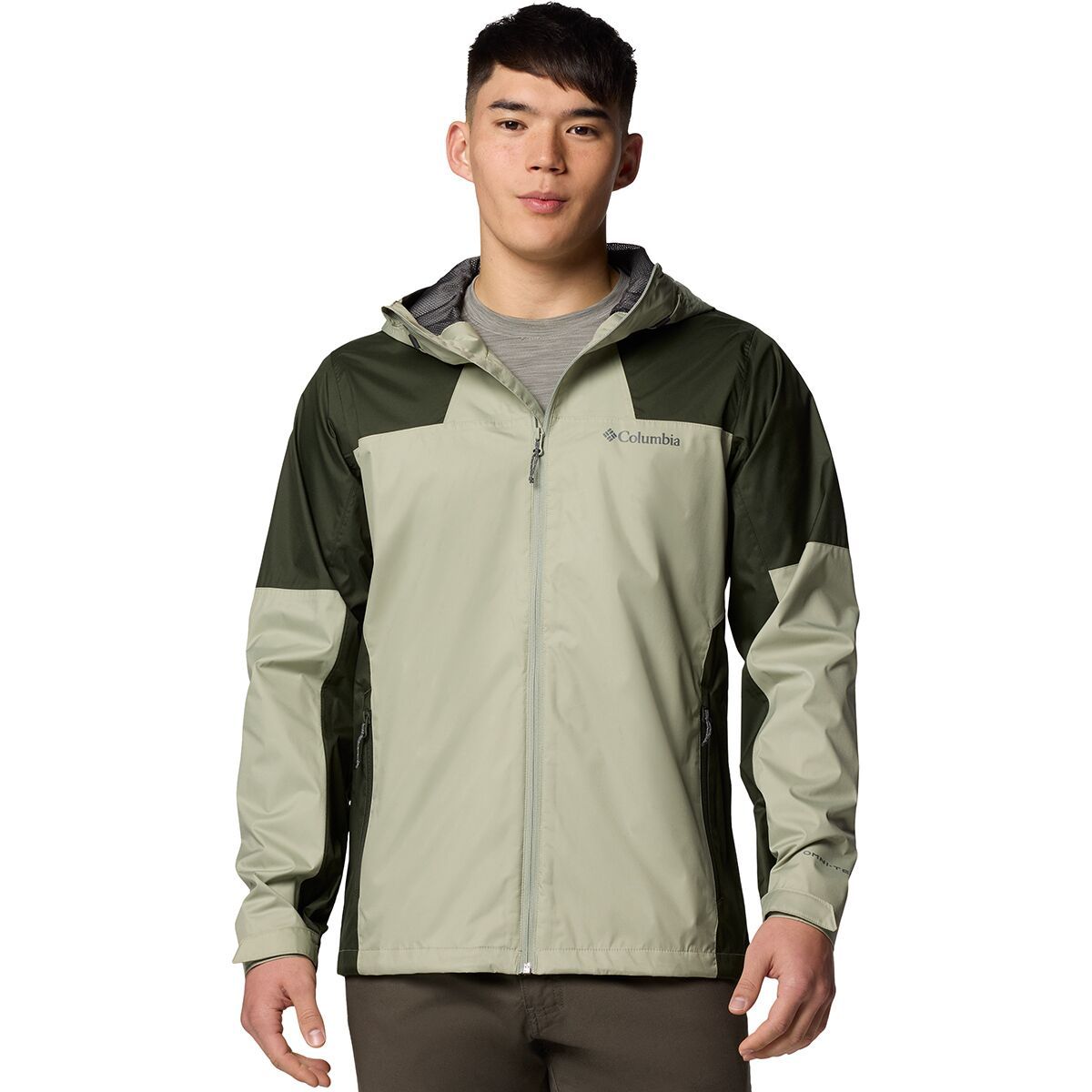 Image of Columbia Inner Limits III Jacket - Men's Safari/Greenscape, XXL
