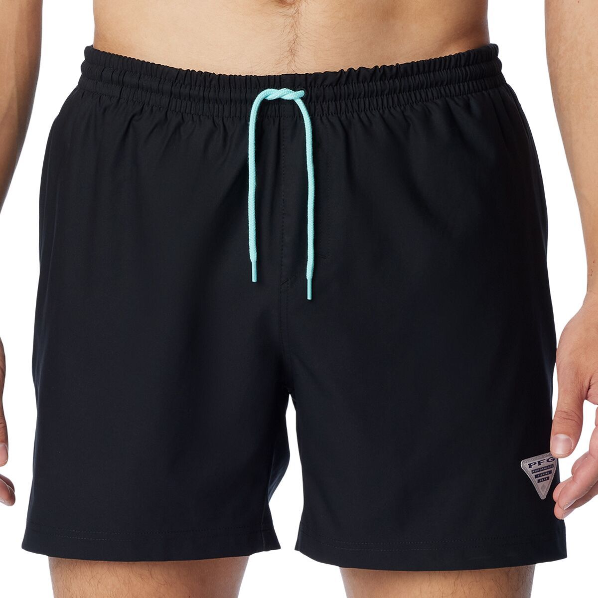 Image of Columbia PFG Rambler 6in Swim Short - Men's Black, S