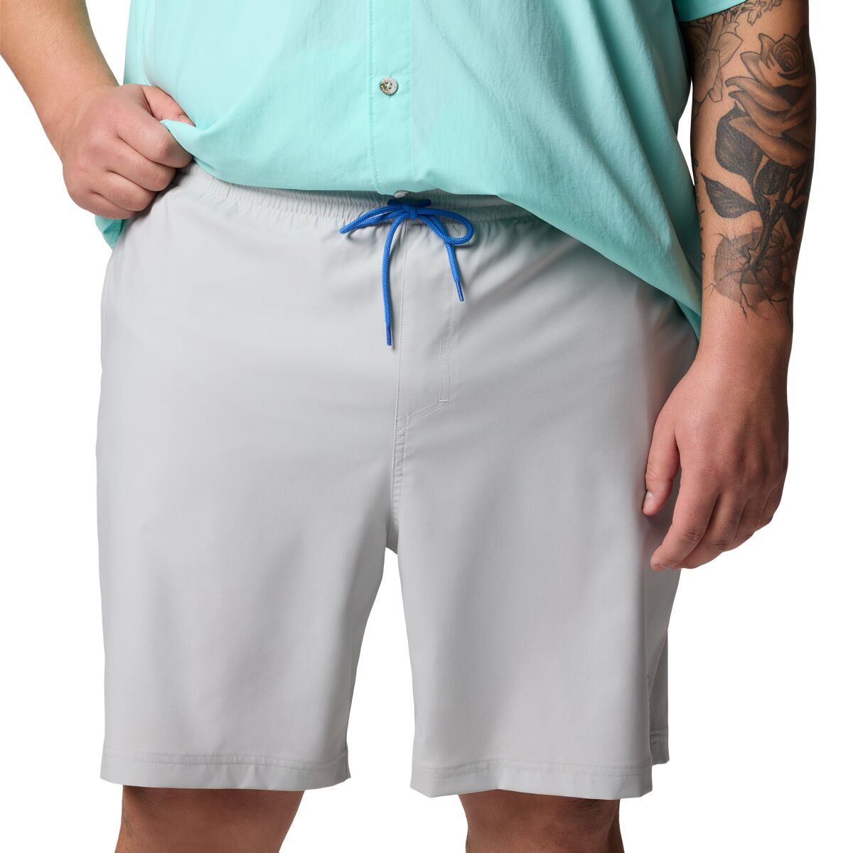 Image of Columbia PFG Rambler 6in Swim Short - Men's Cool Grey, L