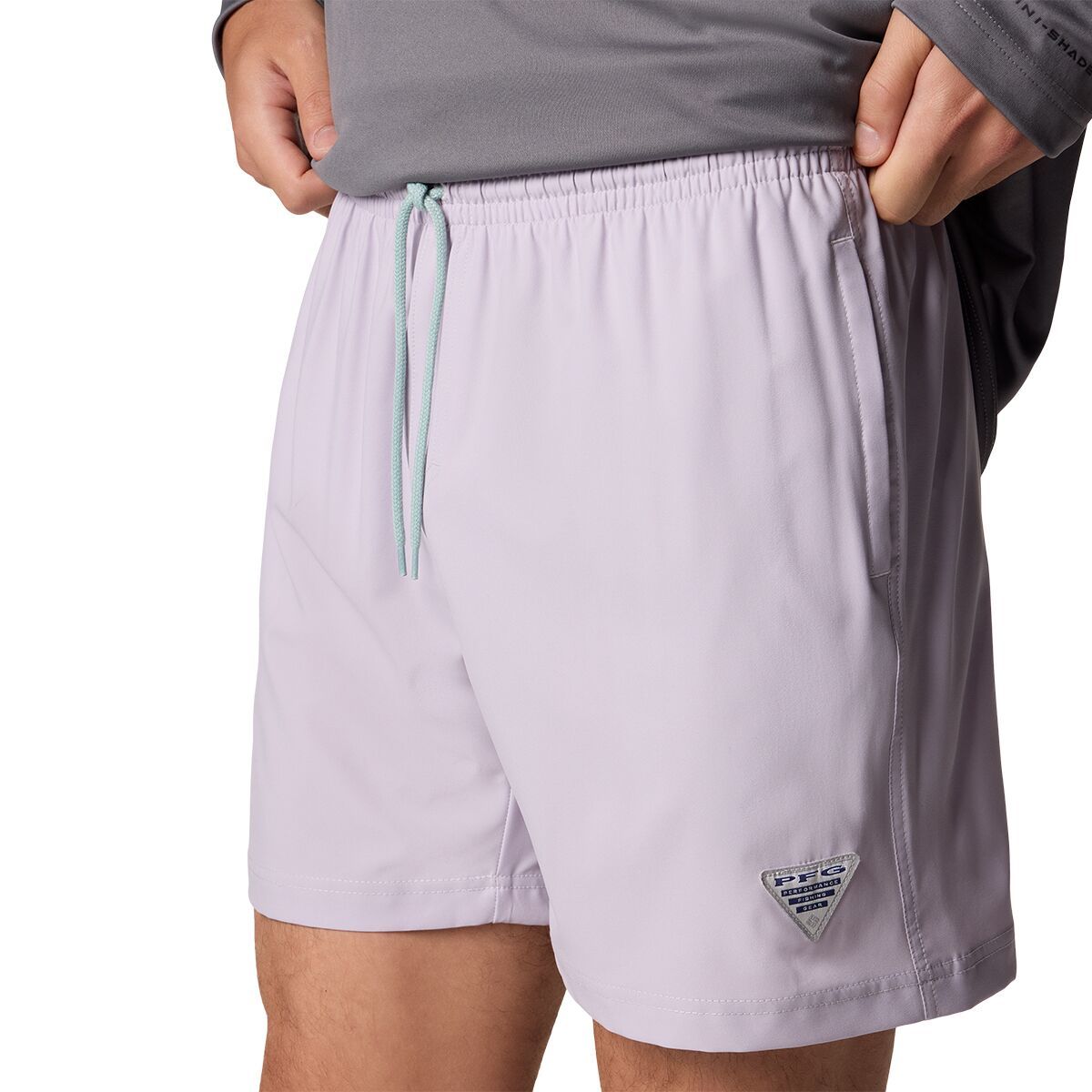Image of Columbia PFG Rambler 6in Swim Short - Men's Lavender Pearl, XXL