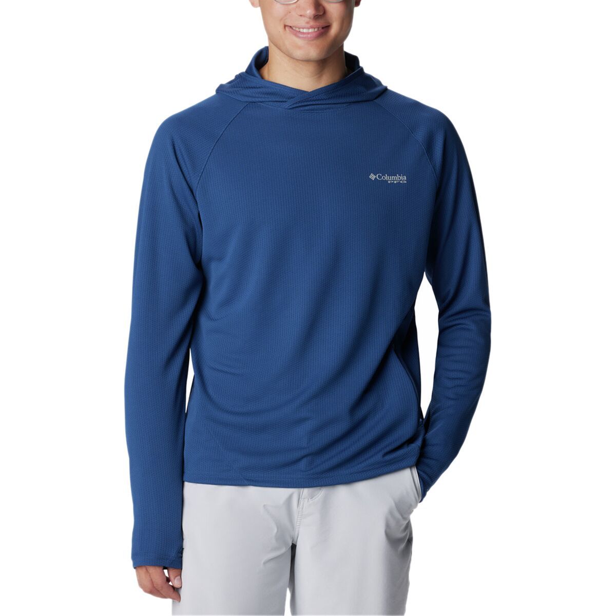 Columbia PFG Solar Stream Elite Hoodie - Men's Carbon, L