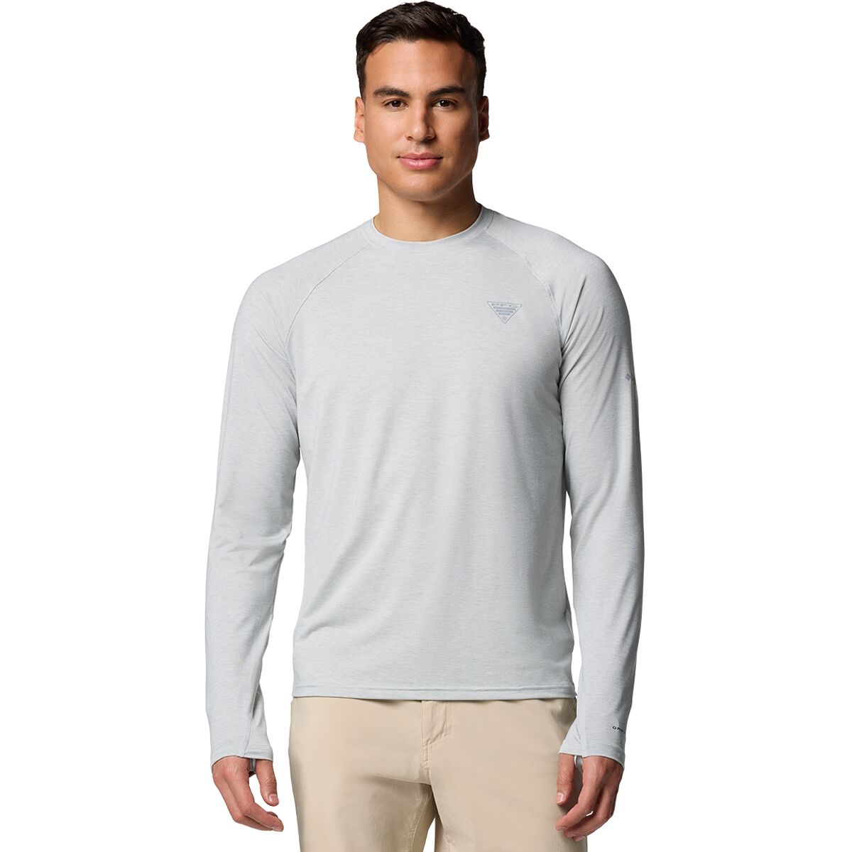 Image of Columbia PFG Uncharted Long-Sleeve Shirt - Men's Cool Grey Heather2, XXL
