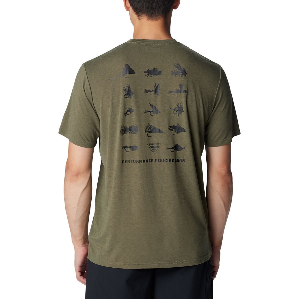 Columbia PFG Uncharted Tech T-Shirt - Men's Cypress Fly Box, XL