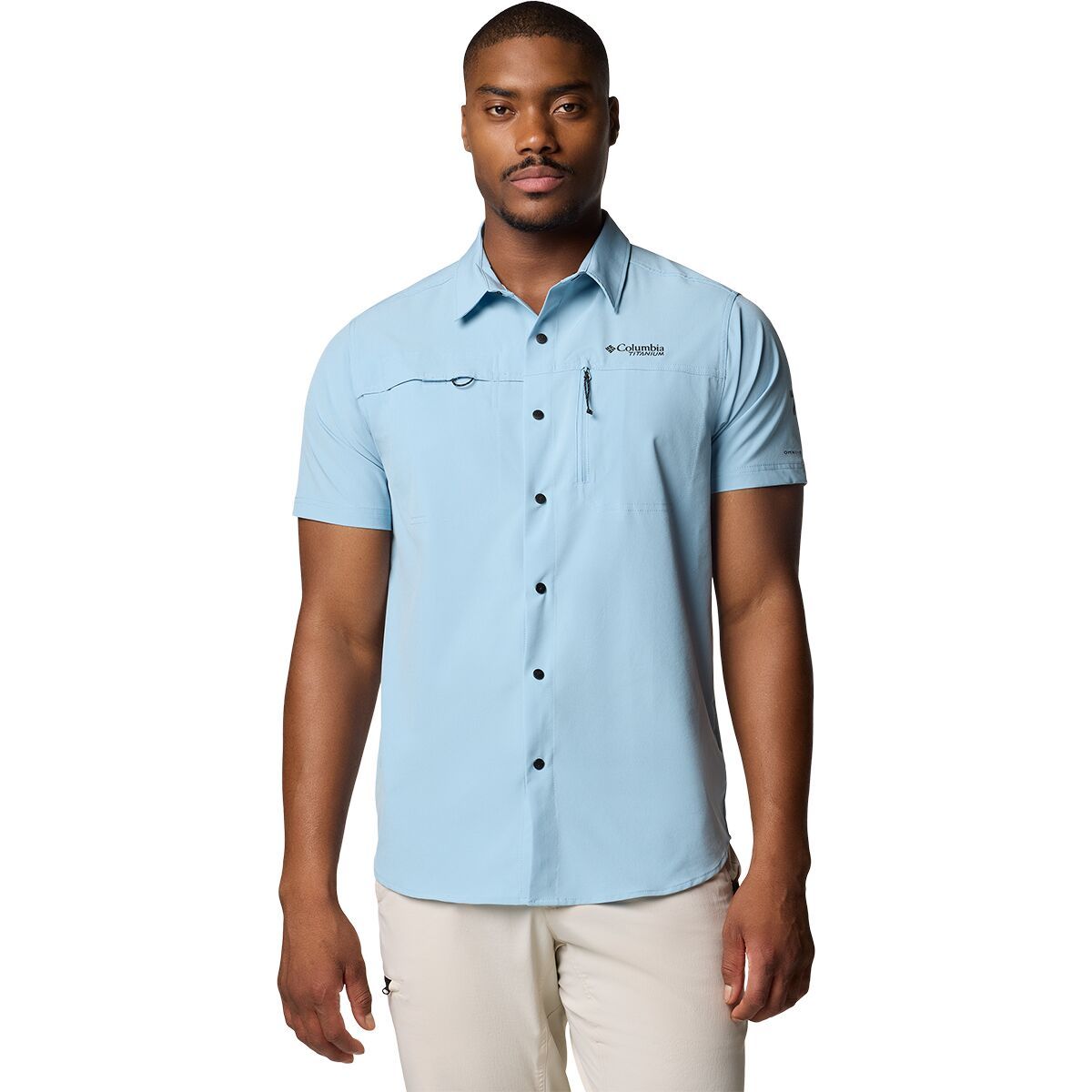 Image of Columbia Summit Valley Woven Shirt - Men's Ripple Blue, M