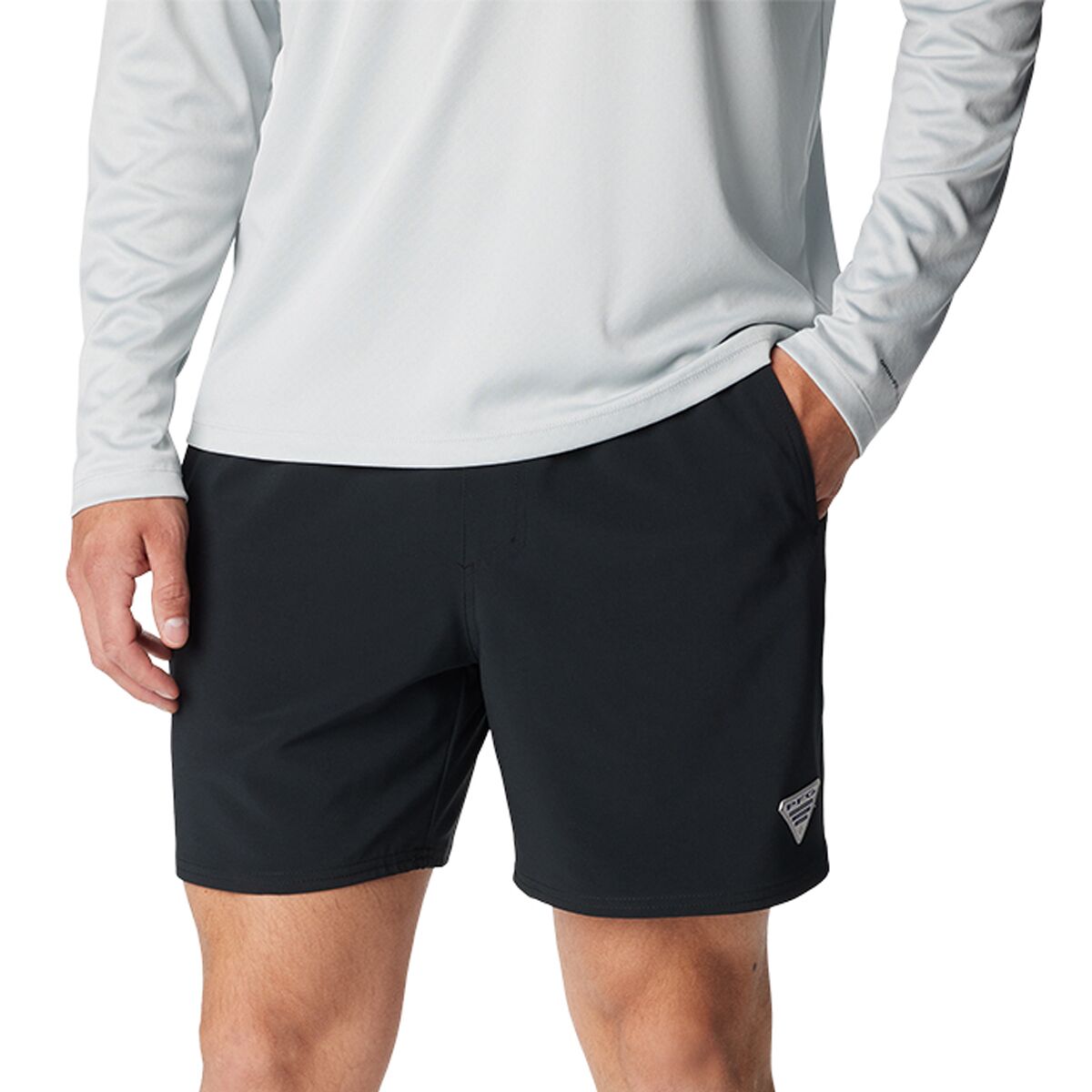 Image of Columbia Terminal Roamer Stretch 6in Short - Men's Black, M
