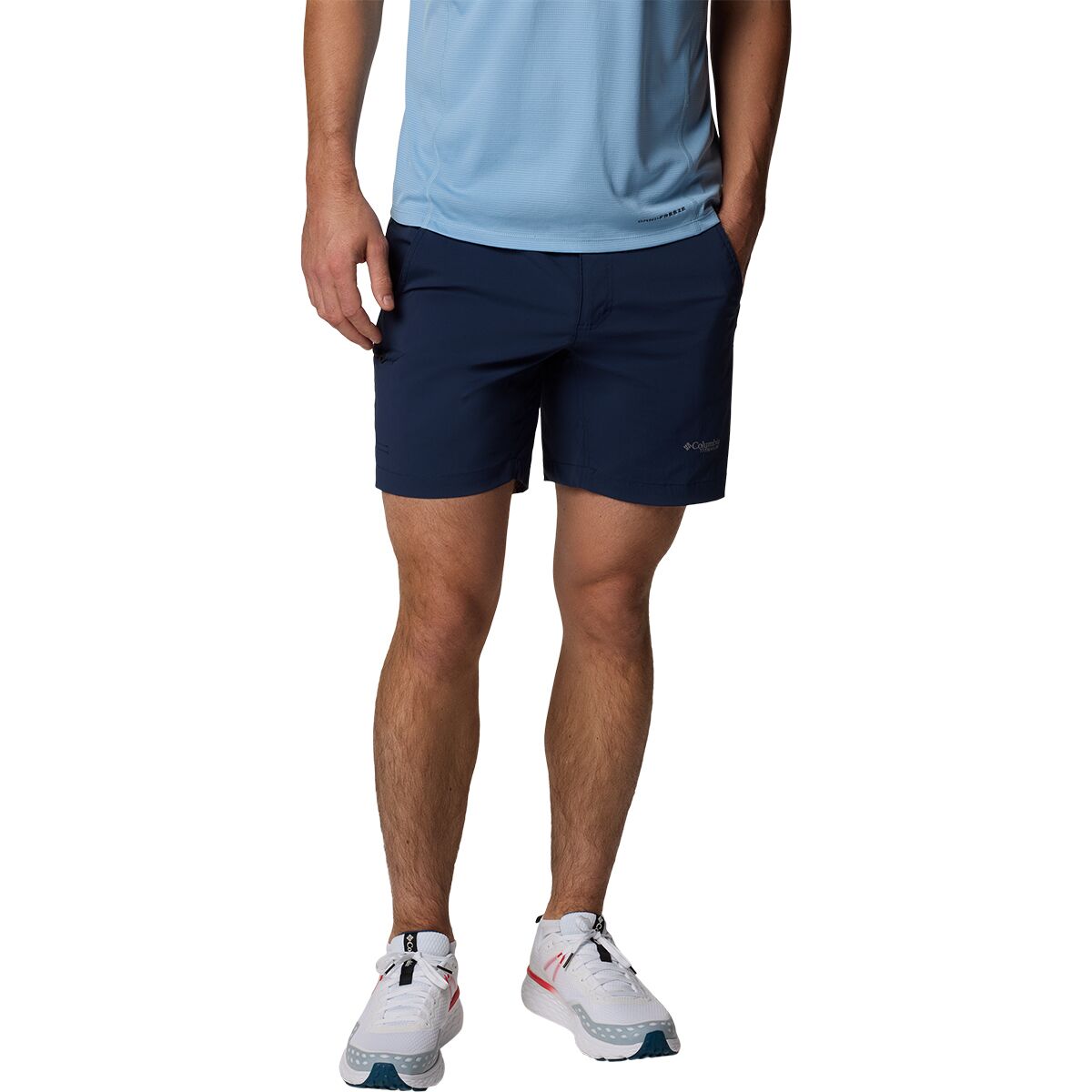 Image of Columbia Wanoga Lightweight 9in Short - Men's Collegiate Navy, 38