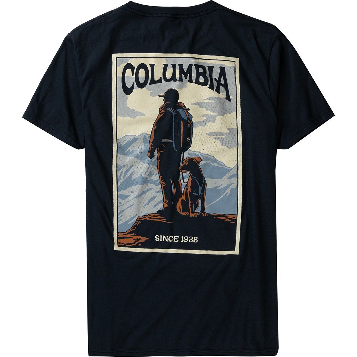 Columbia Overlook T-Shirt - Men's Columbia Navy, L