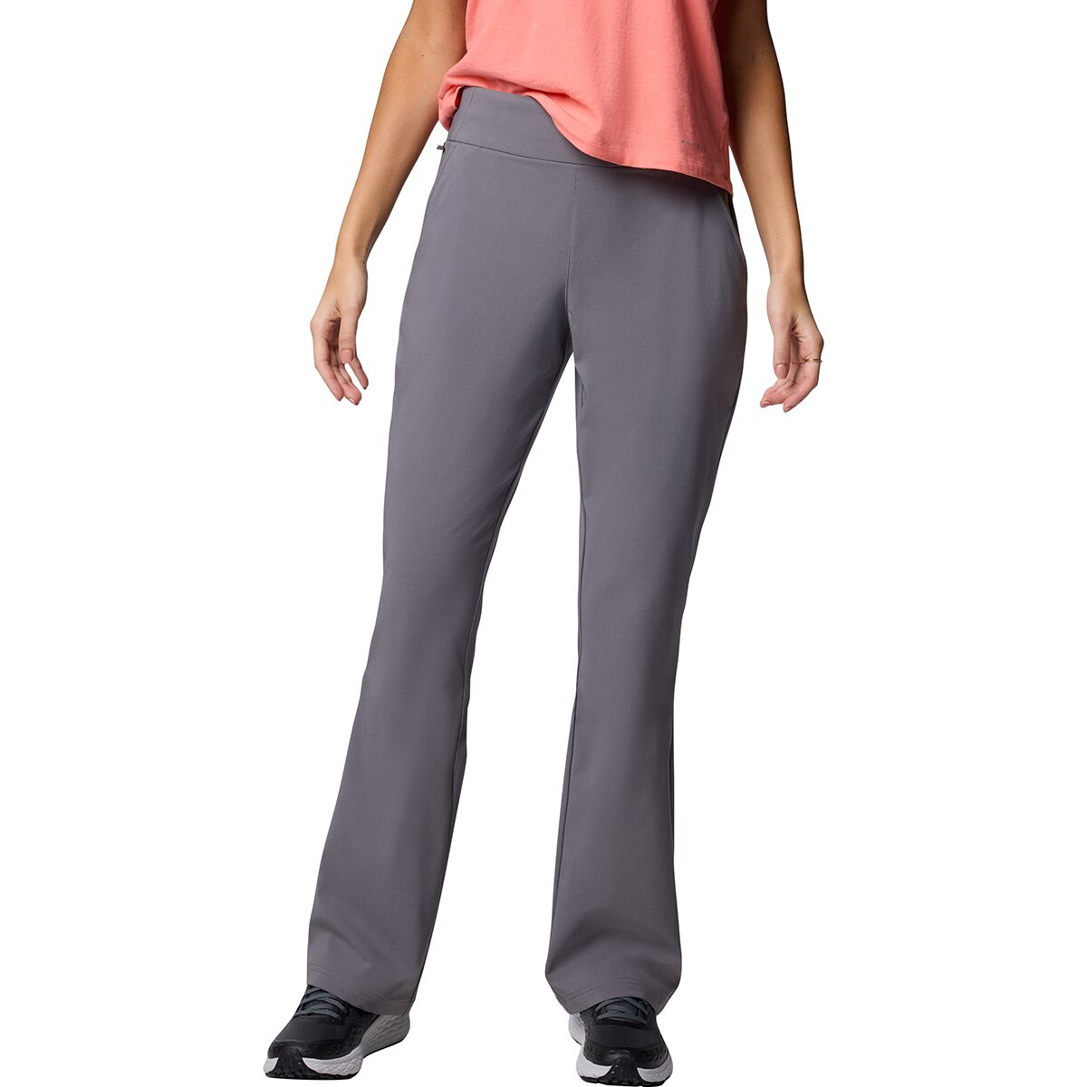 Image of Columbia All Seasons Bootcut II Pant - Women's City Grey, S/Reg