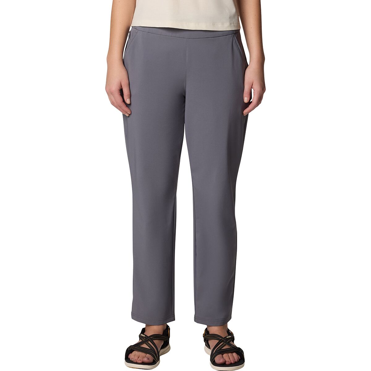 Image of Columbia All Seasons Pull-On II Pant - Women's City Grey, XS/Reg