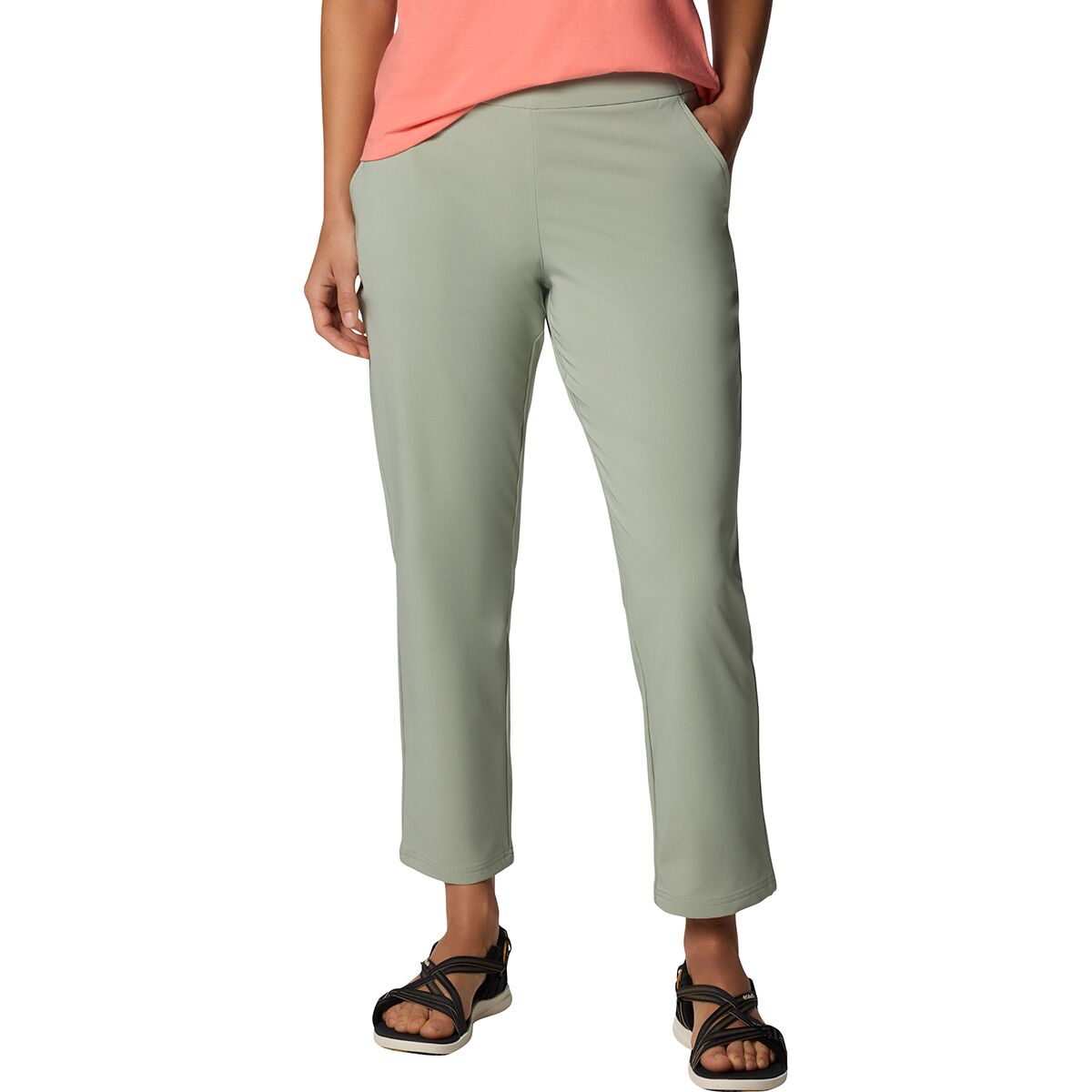 Image of Columbia All Seasons Pull-On II Pant - Women's Safari, M/Reg