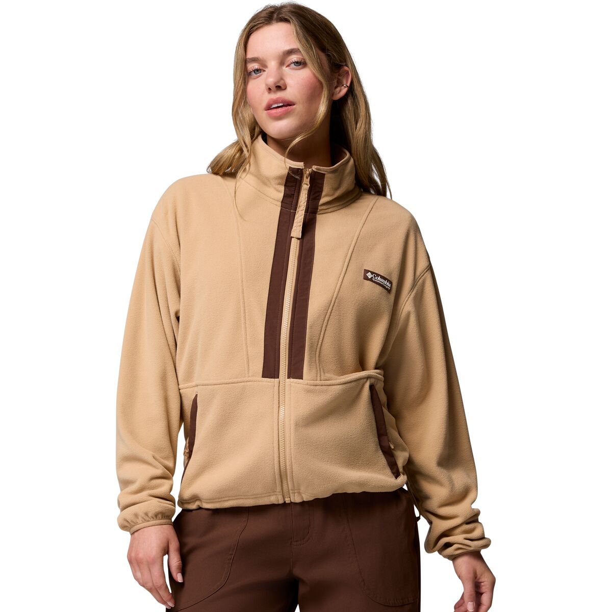Image of Columbia Backbowl II Full-Zip Fleece Jacket - Women's Canoe/Tobacco, M