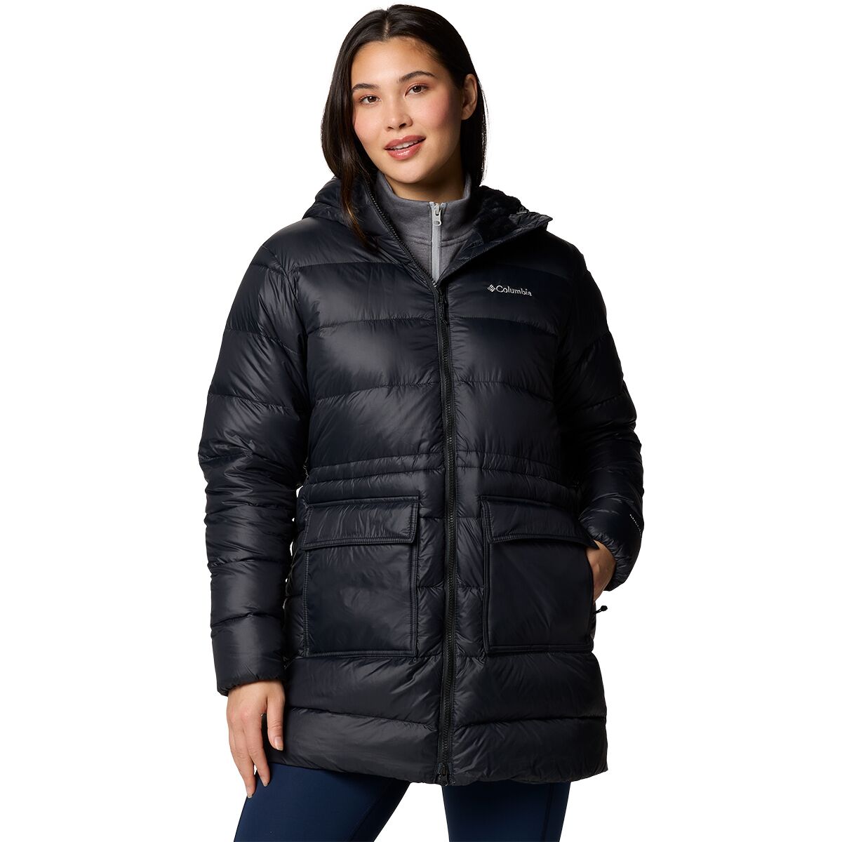 Image of Columbia Harmony Falls Mid Down Jacket - Women's Black, XL