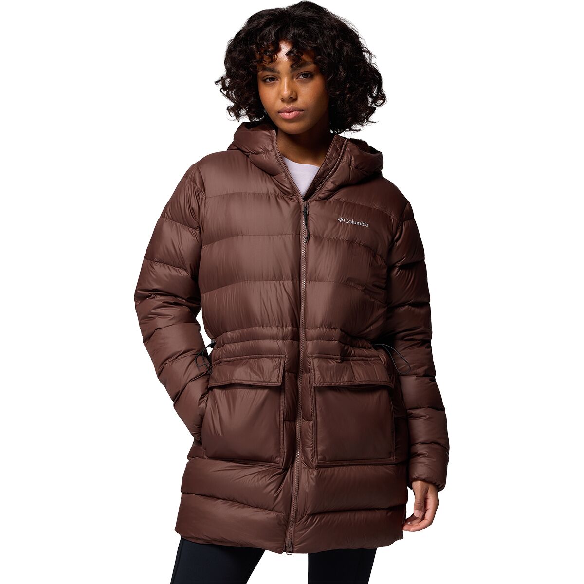 Image of Columbia Harmony Falls Mid Down Jacket - Women's Tobacco, XL
