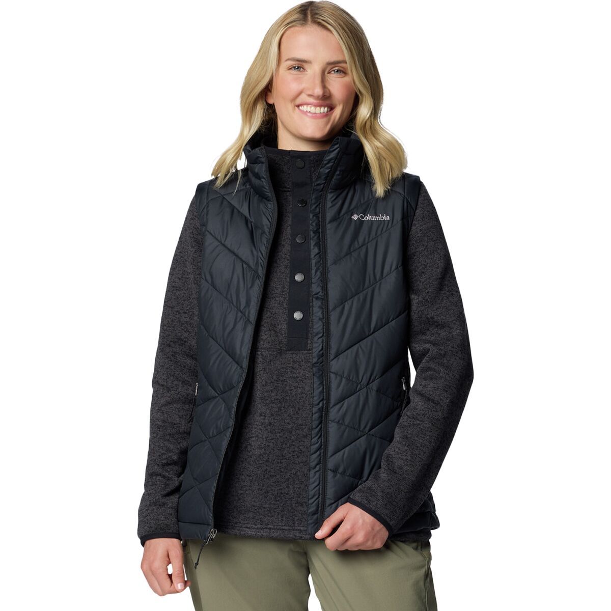 Columbia Heavenly II Vest - Women's Collegiate Navy, XS