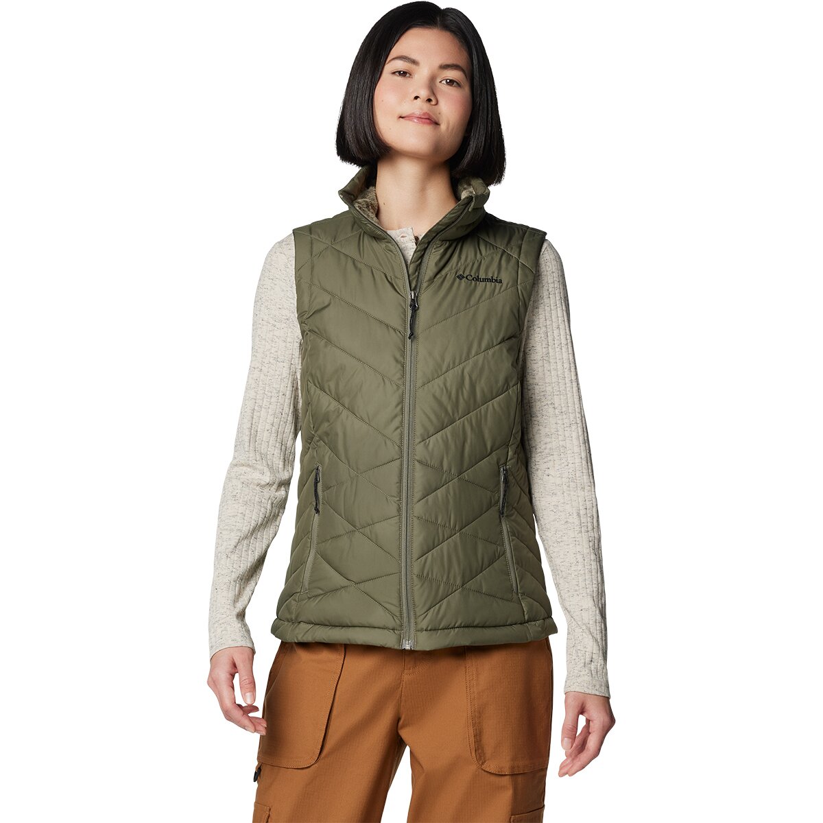 Image of Columbia Heavenly II Vest - Women's Stone Green, S