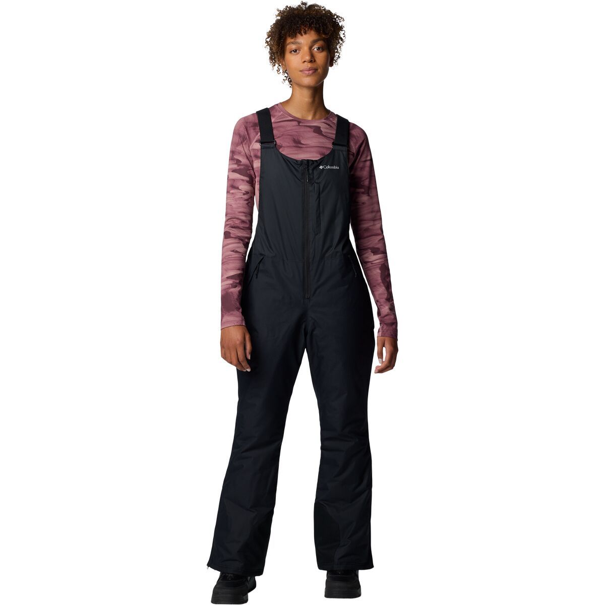 Image of Columbia Iceventure II Bib Pant - Women's Black Dobby, XL/Reg