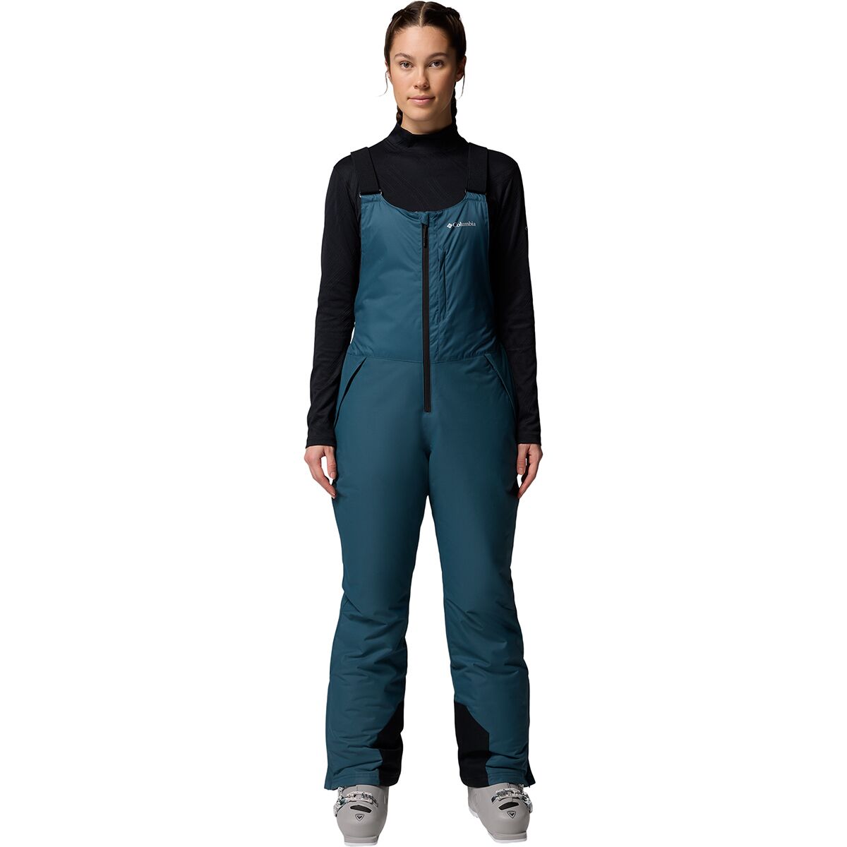 Image of Columbia Iceventure II Bib Pant - Women's Everblue Dobby, L/Reg