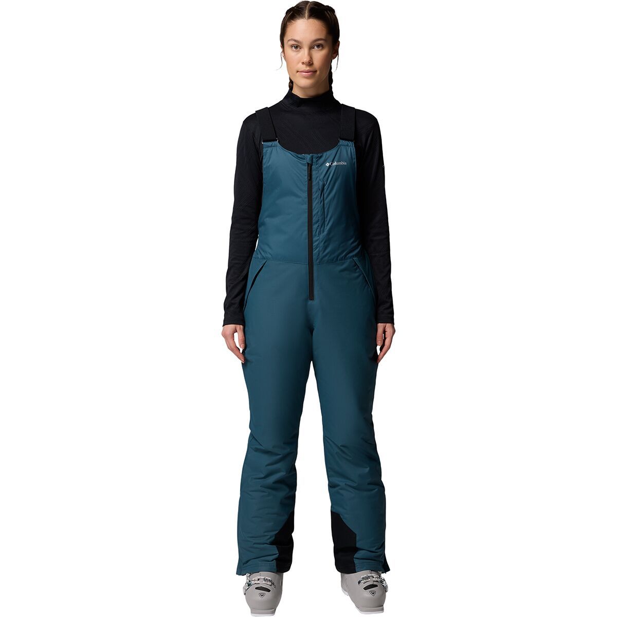 Image of Columbia Iceventure II Bib Pant - Women's Everblue Dobby, S/Reg