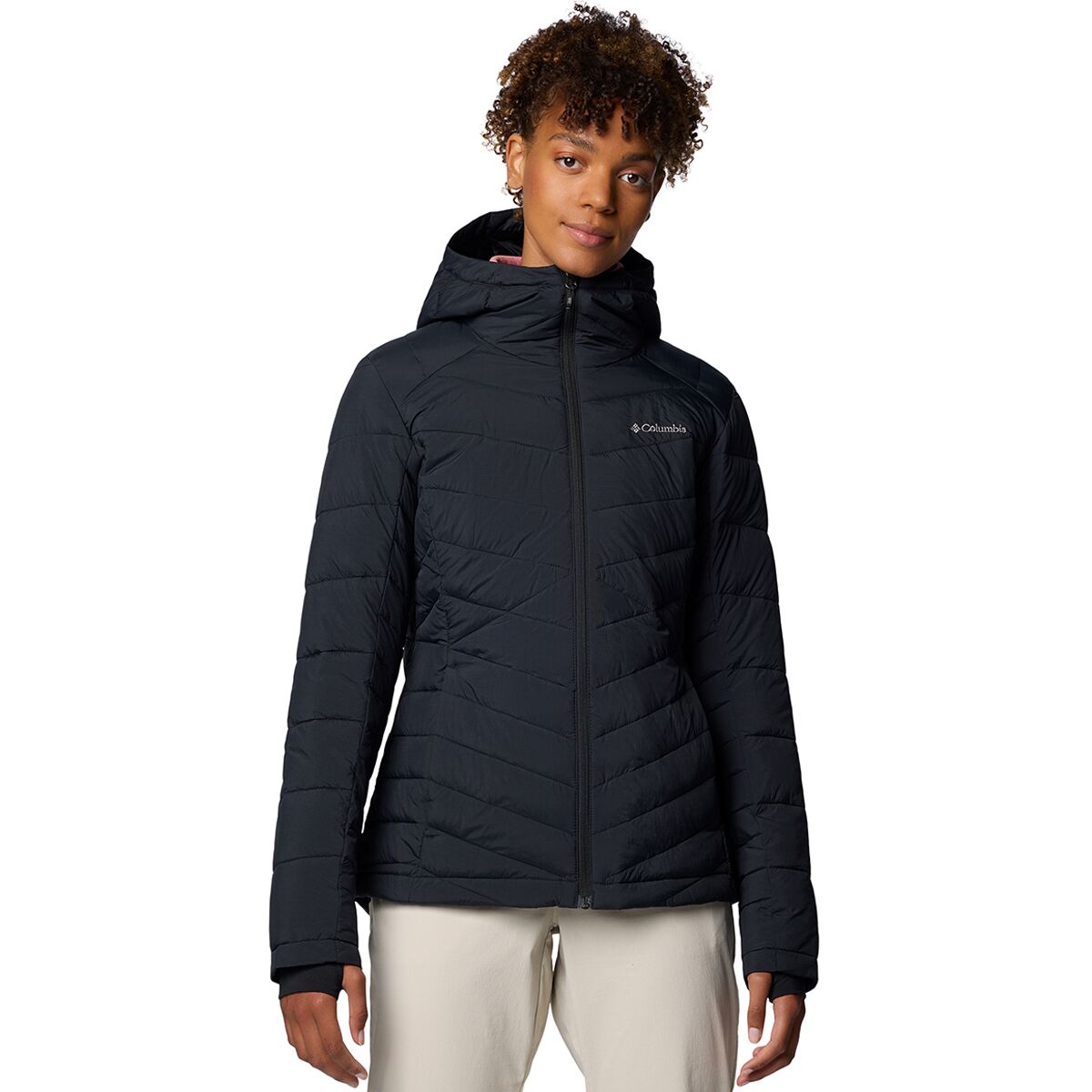 Image of Columbia Joy Peak II Hooded Jacket - Women's Black, L