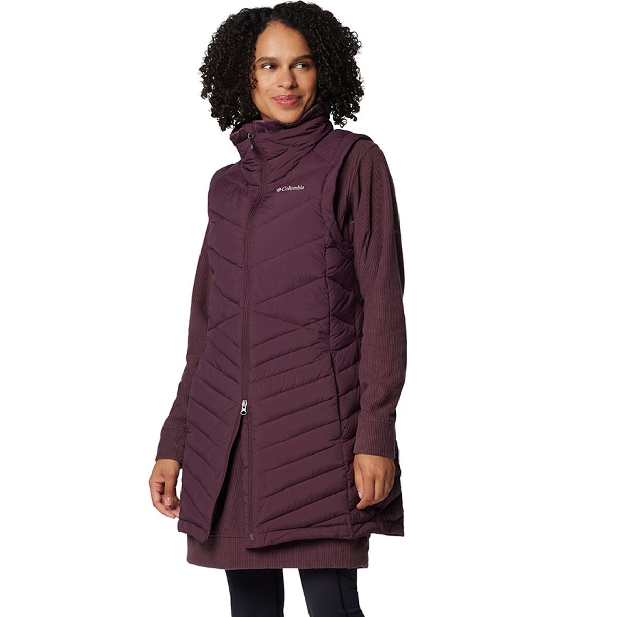 Image of Columbia Joy Peak II Long Vest - Women's Moonvista, L