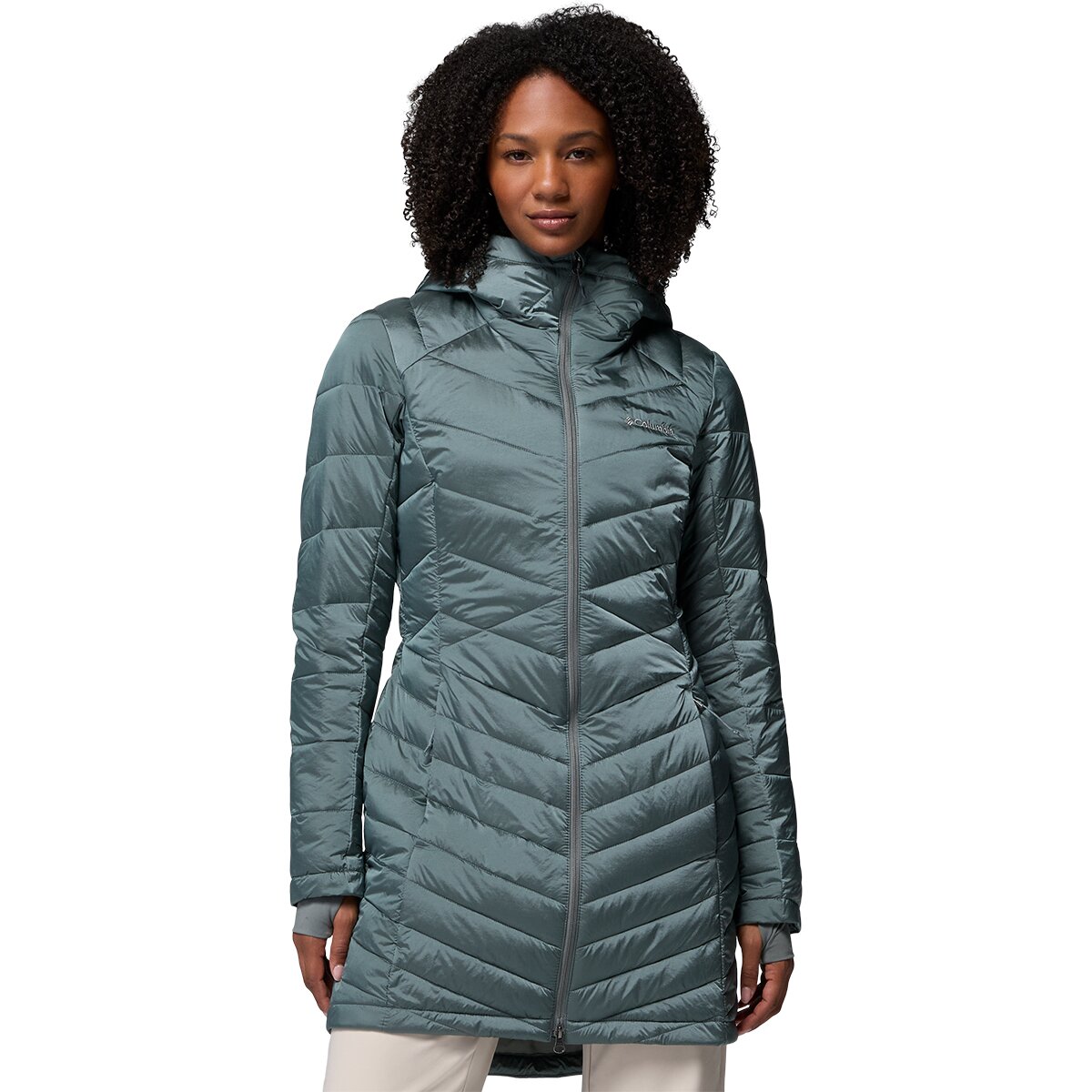 Image of Columbia Joy Peak II Mid Jacket - Women's Sedona Sage Shine, S