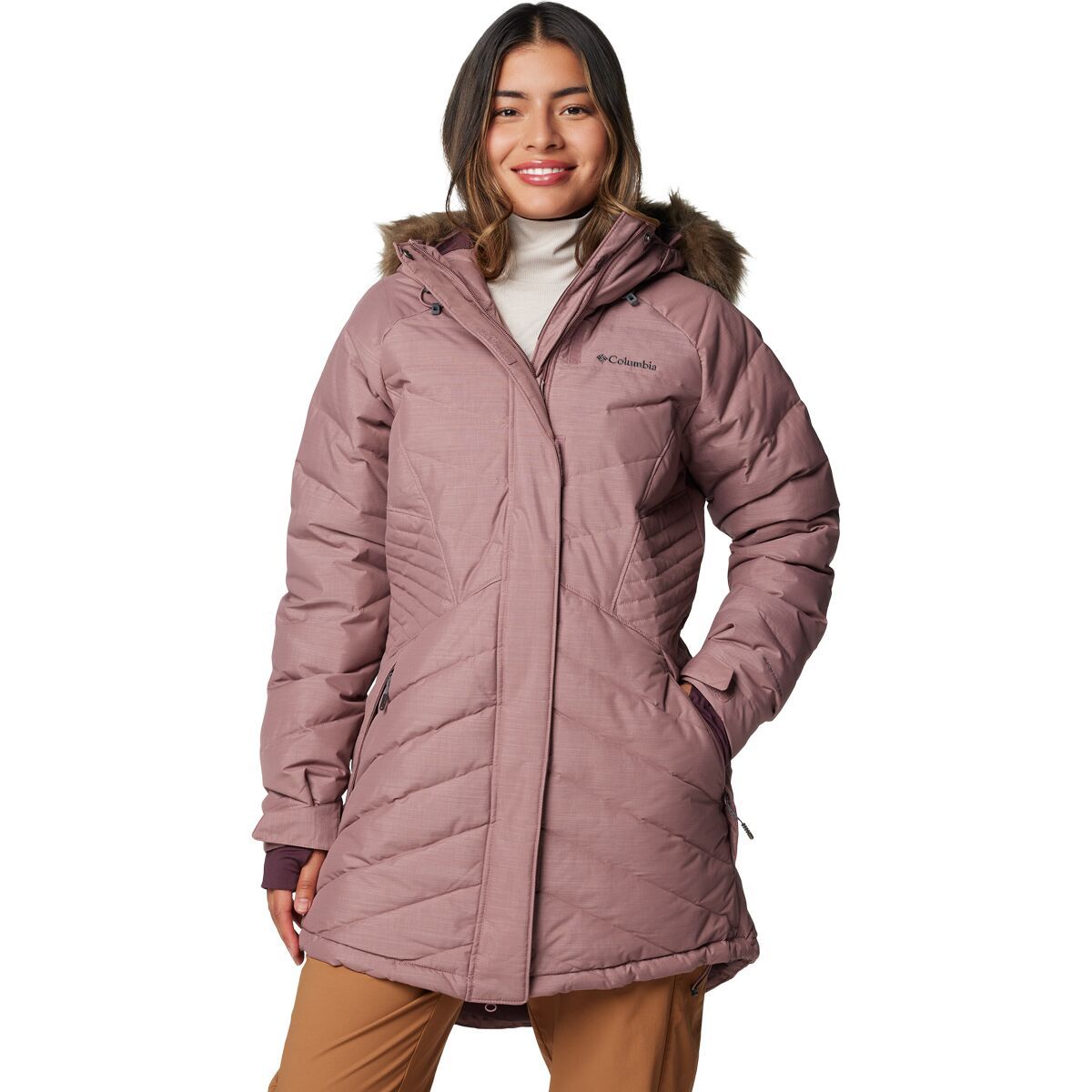 Columbia Lay D Down IV Mid Jacket - Women's Fig Matte, L