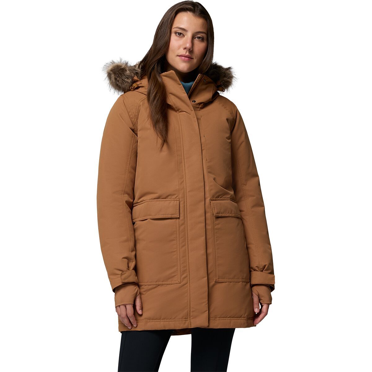 Image of Columbia Little Si II Insulated Parka - Women's Camel Brown, M