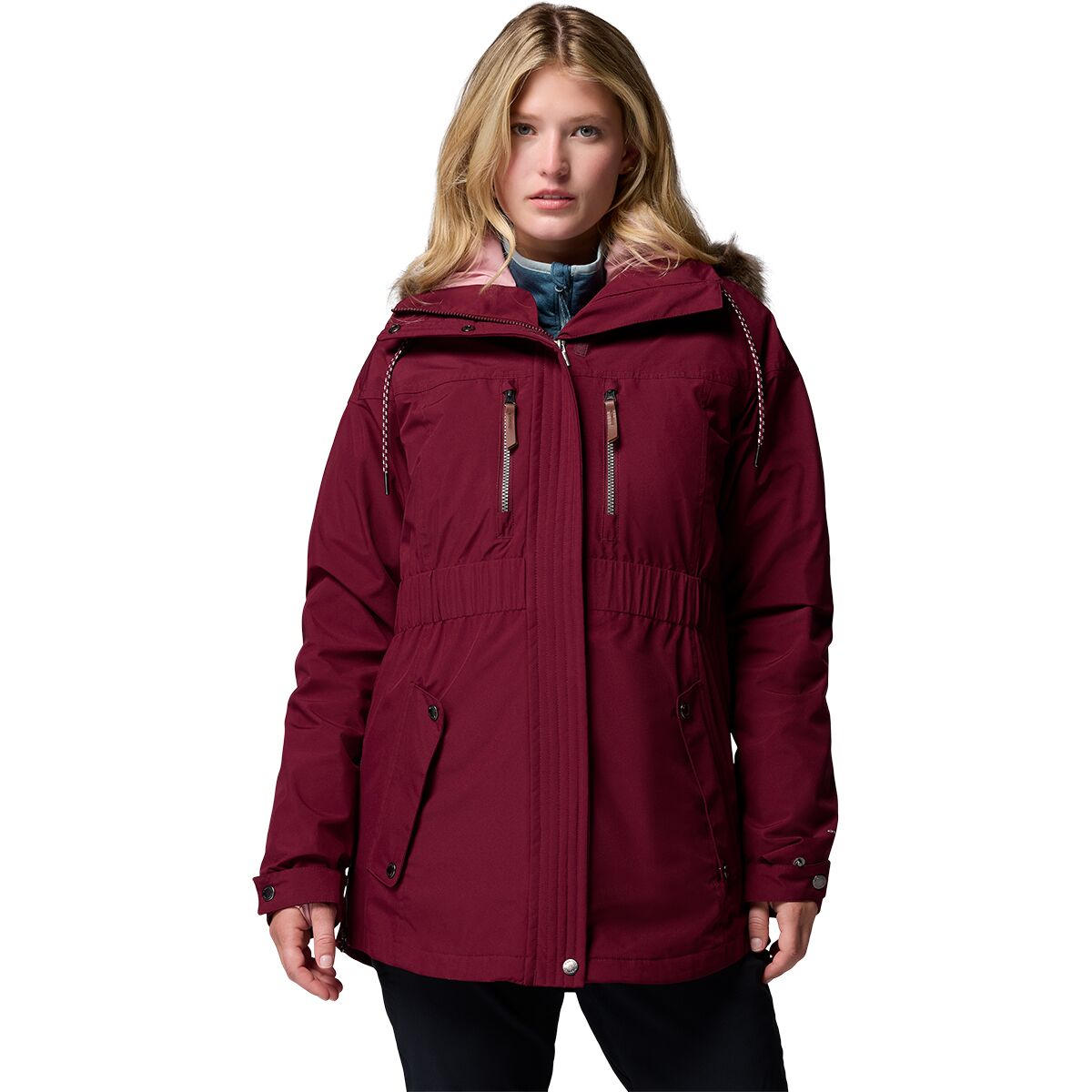 Image of Columbia Payton Pass II Interchange Jacket - Women's Rich Wine, S