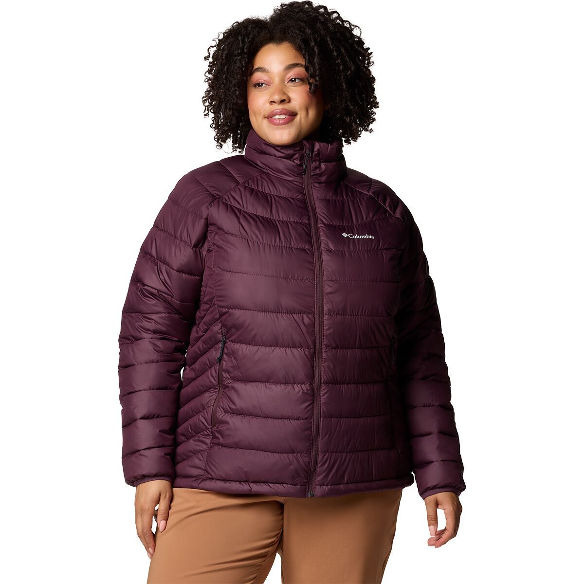 Image of Columbia Powder Lite II Full-Zip Jacket - Extended - Women's Moonvista, 2X