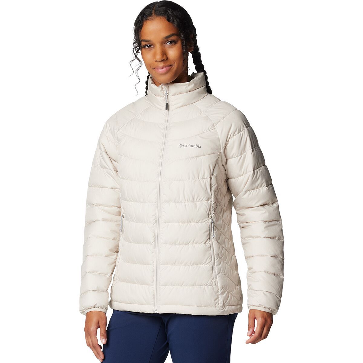 Image of Columbia Powder Lite II Full-Zip Jacket - Women's Dark Stone, S