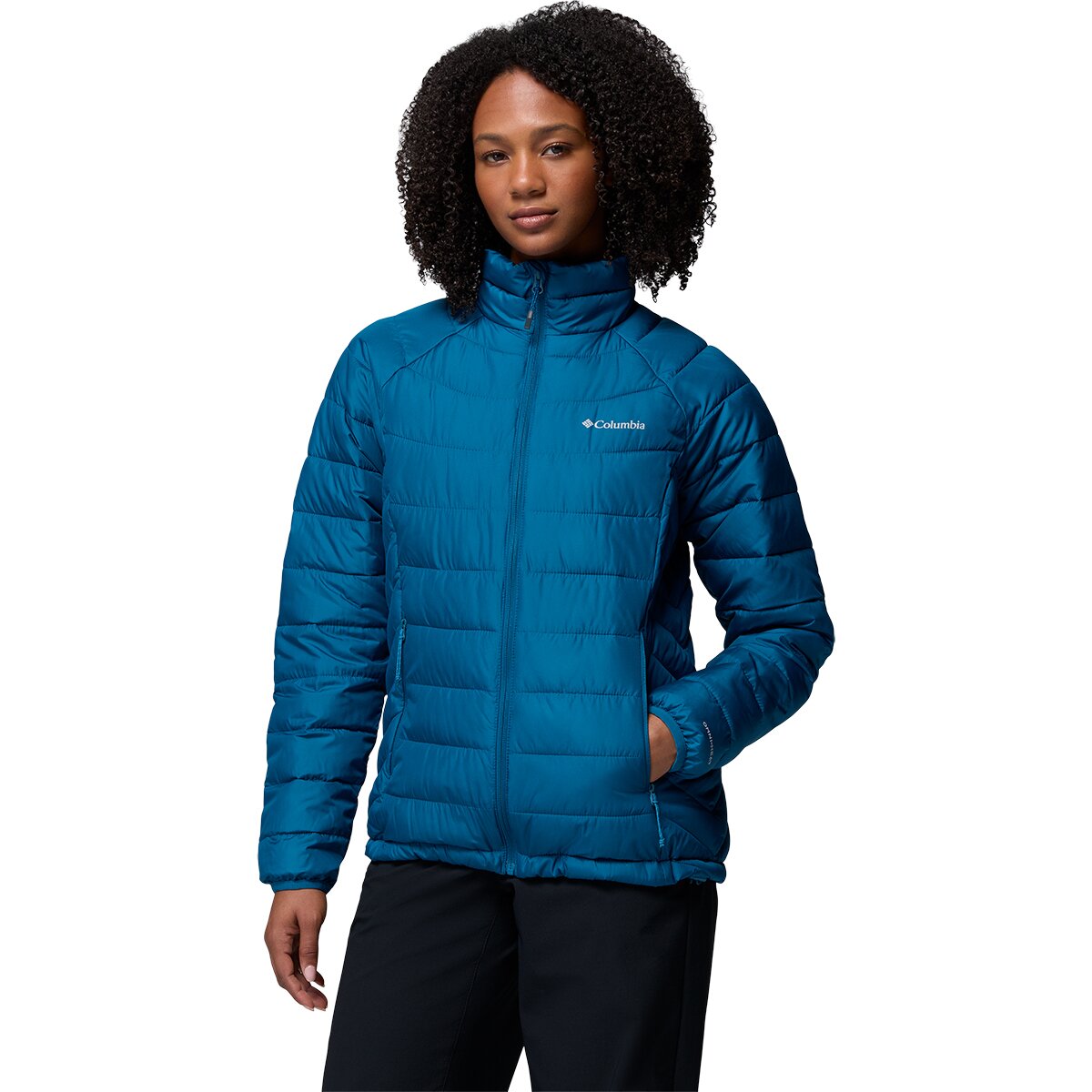 Image of Columbia Powder Lite II Full-Zip Jacket - Women's Phoenix Blue, S