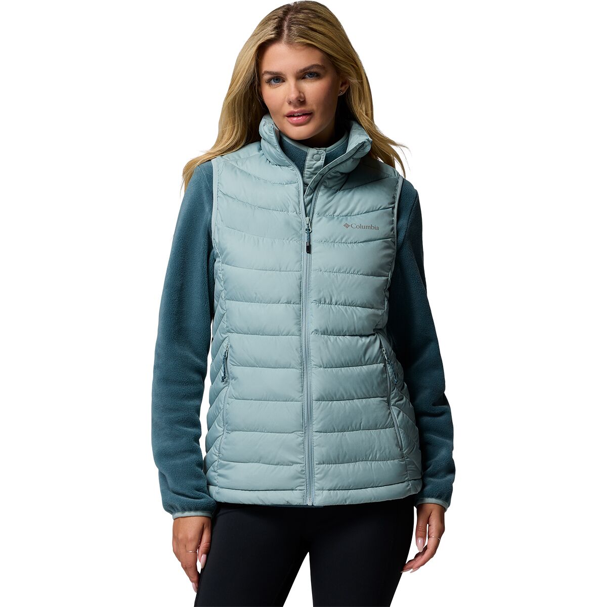 Image of Columbia Powder Lite II Vest - Women's Crushed Blue, M