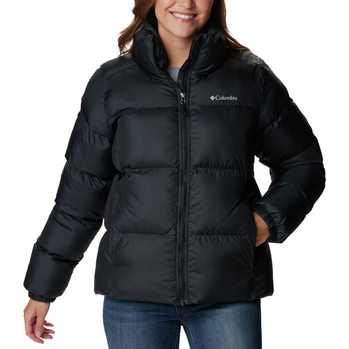 Image of Columbia Puffect II Full-Zip Jacket - Women's Black, M