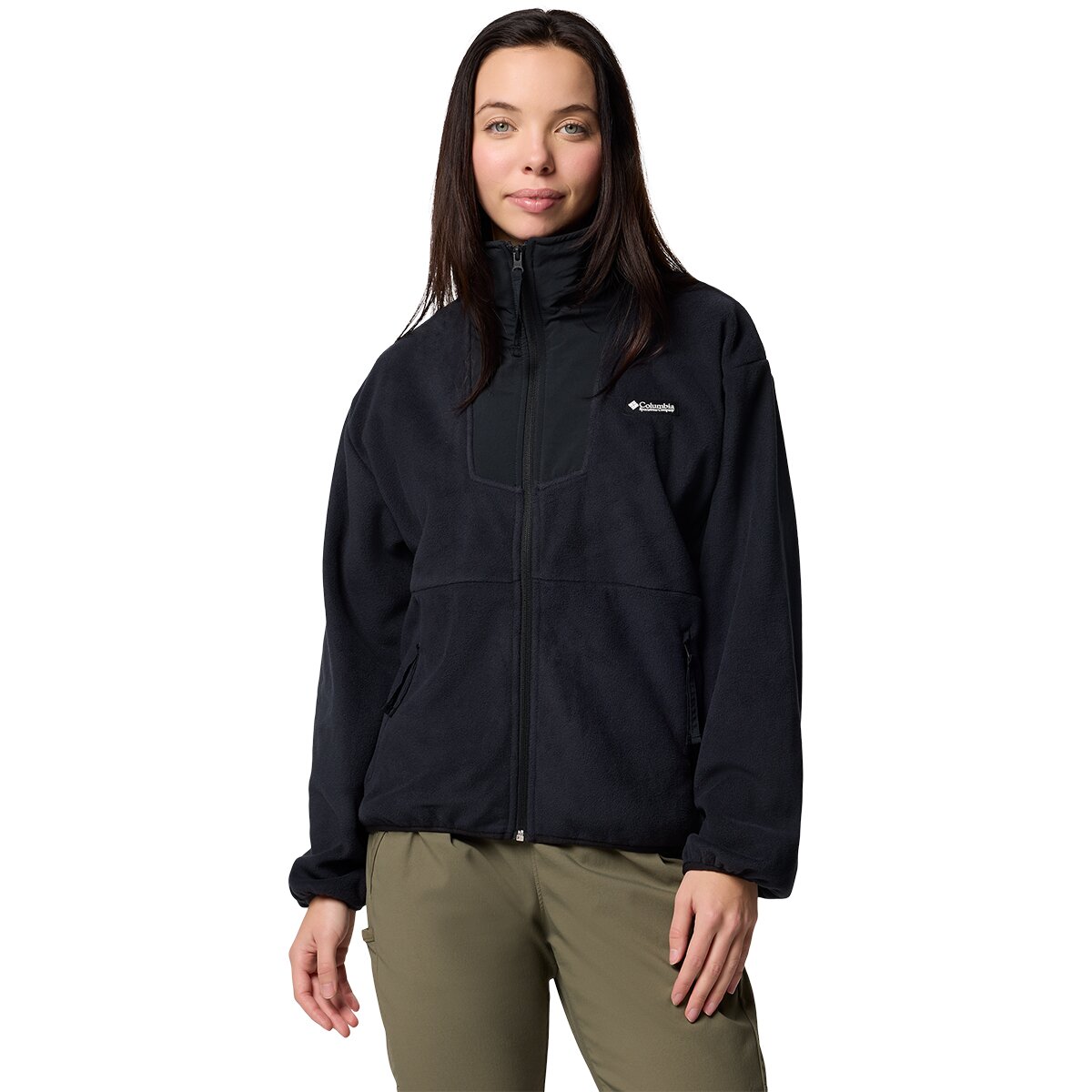Image of Columbia Sequoia Grove Full-Zip Fleece Jacket - Women's Black2, M