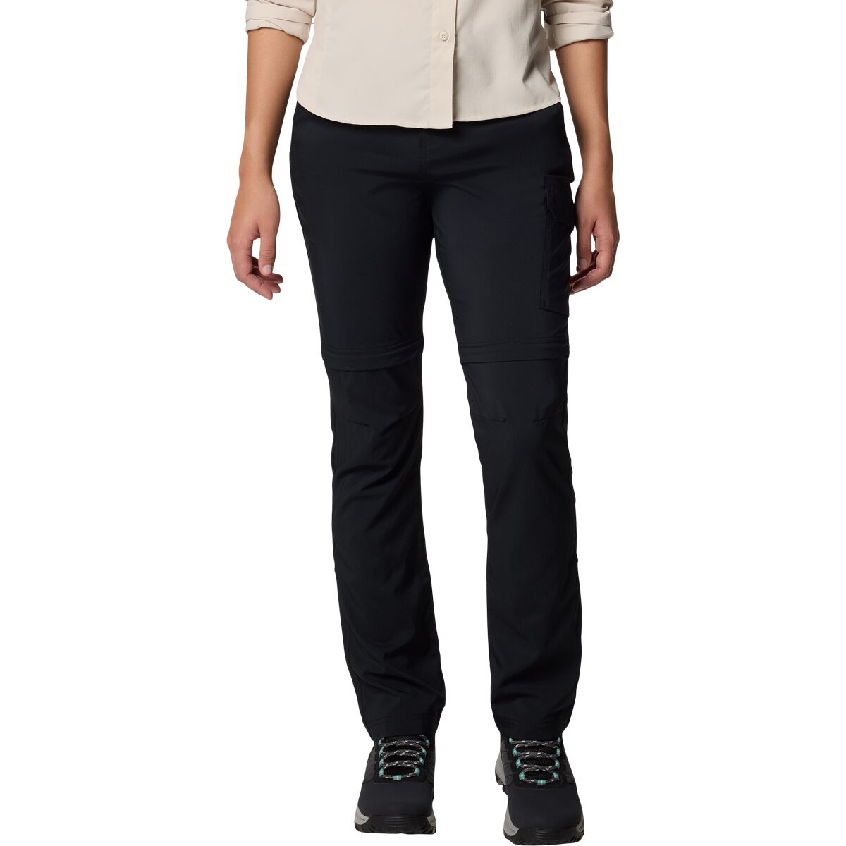 Image of Columbia Silver Ridge Utility Convertible Pant - Women's Black, 14/Reg