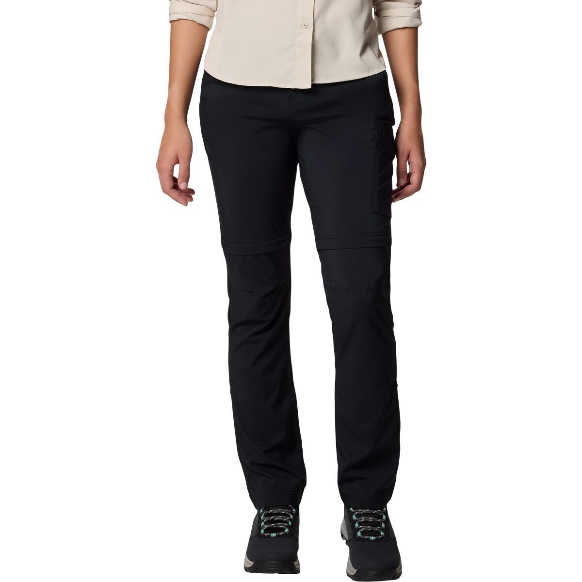 Image of Columbia Silver Ridge Utility Convertible Pant - Women's Black, 4/Reg