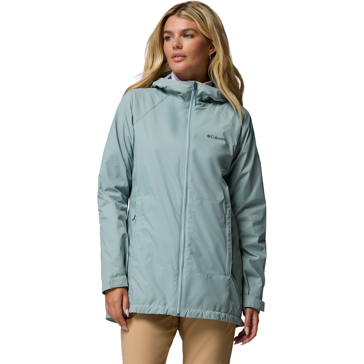 Image of Columbia Switchback II Lined Long Jacket - Women's Crushed Blue, S