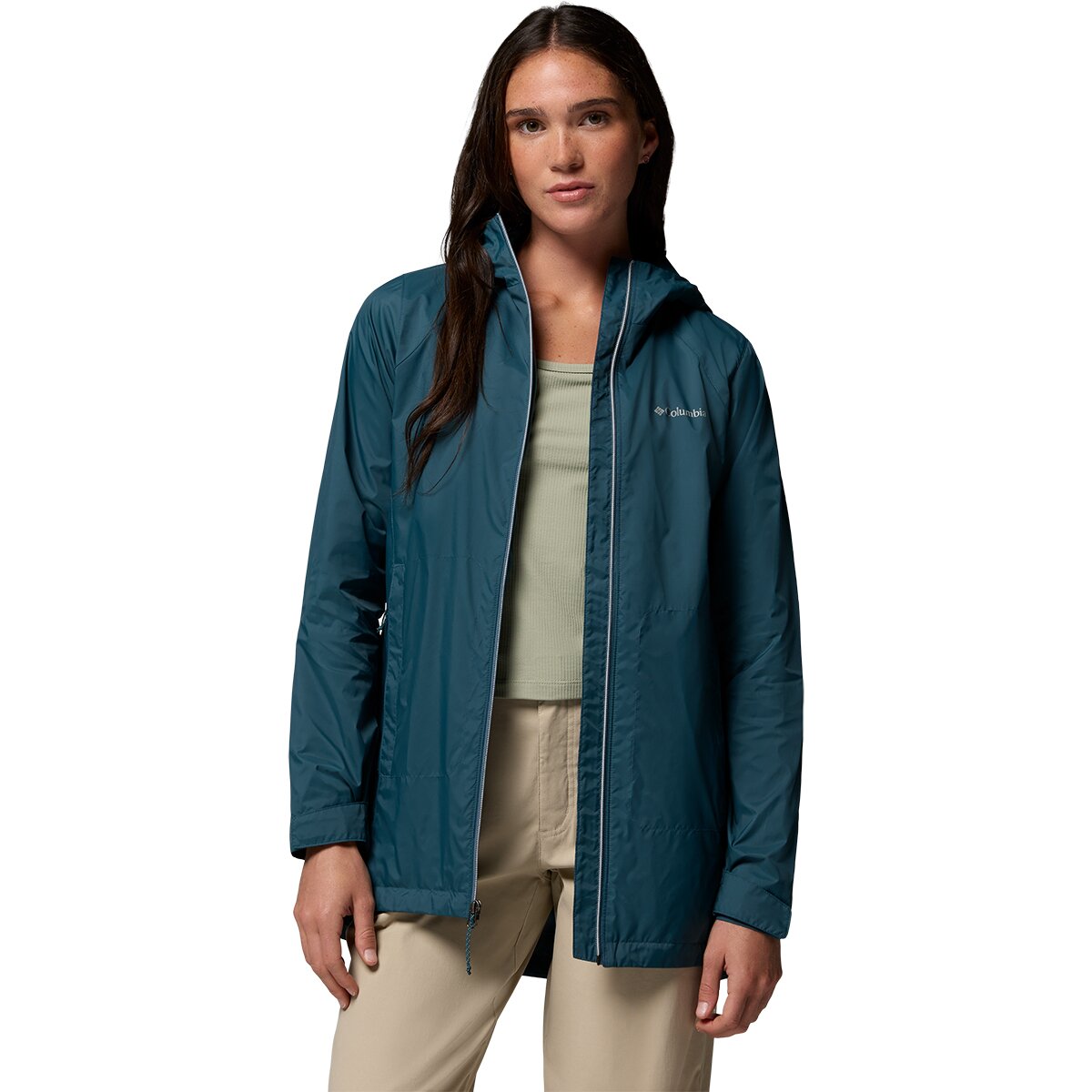 Image of Columbia Switchback II Lined Long Jacket - Women's Everblue, L