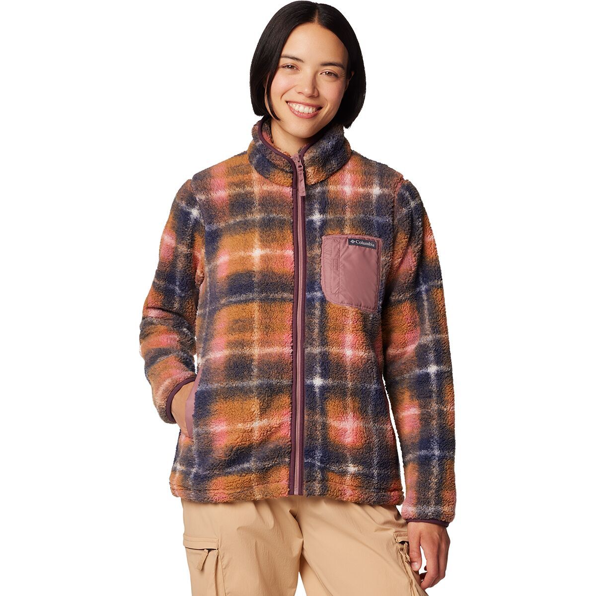 Columbia West Bend Print Full-Zip II Jacket - Women's Fig Omblur, M