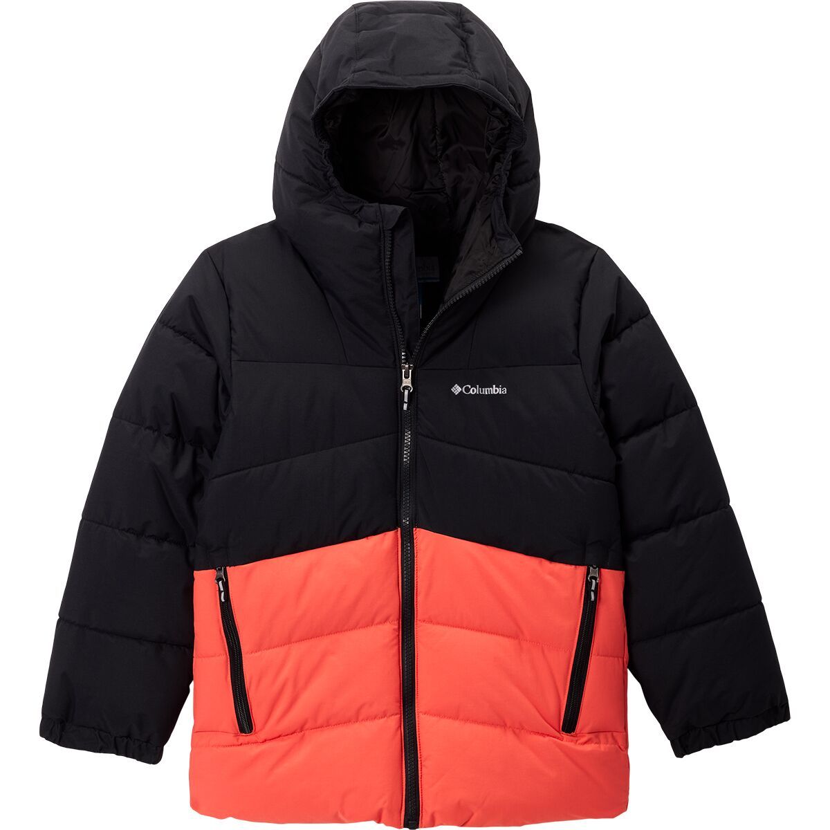 Image of Columbia Arctic Blast II Jacket - Boys' Black/Zing, XS