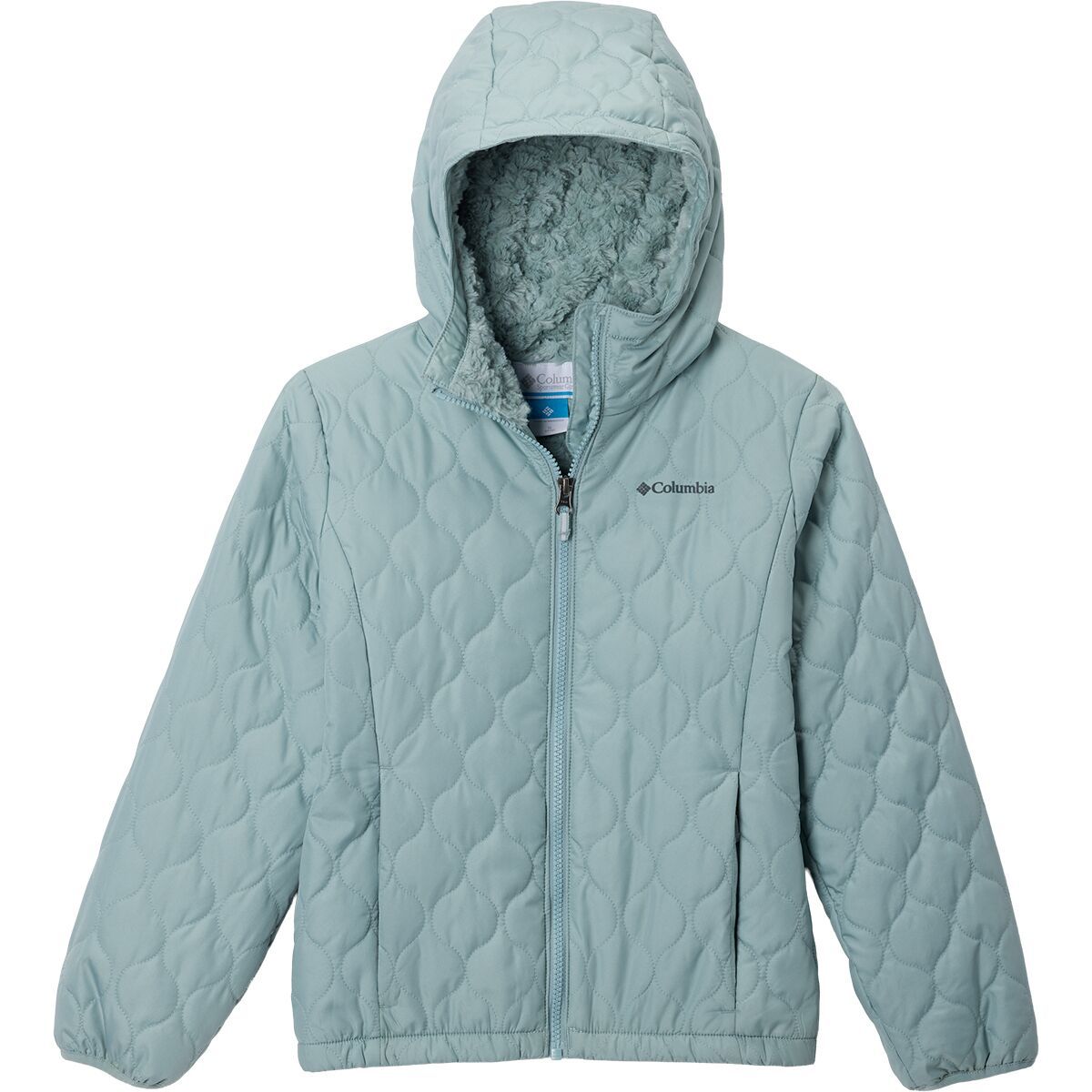 Image of Columbia Bella Plush II Jacket - Girls' Crushed Blue, XS