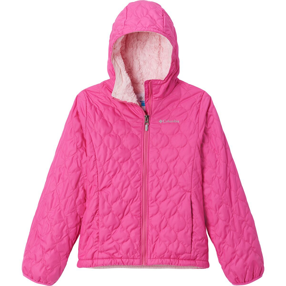 Image of Columbia Bella Plush II Jacket - Girls' Pink Ice, M