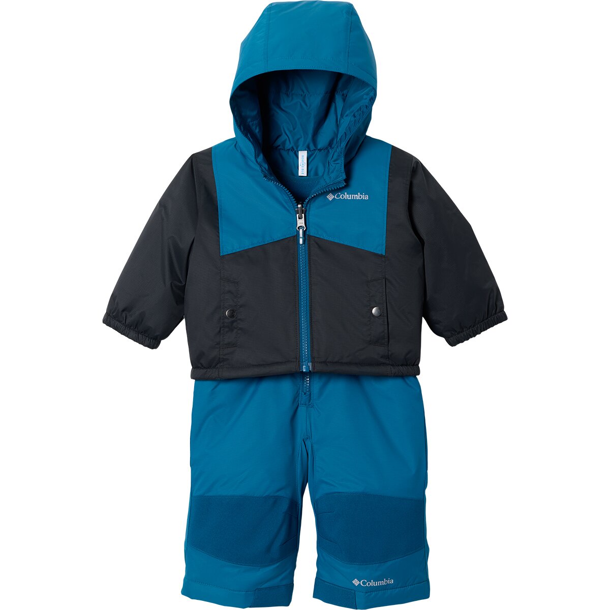 Image of Columbia Double Flake II Set - Infants' Black/Phoenix Blue, 18/24M