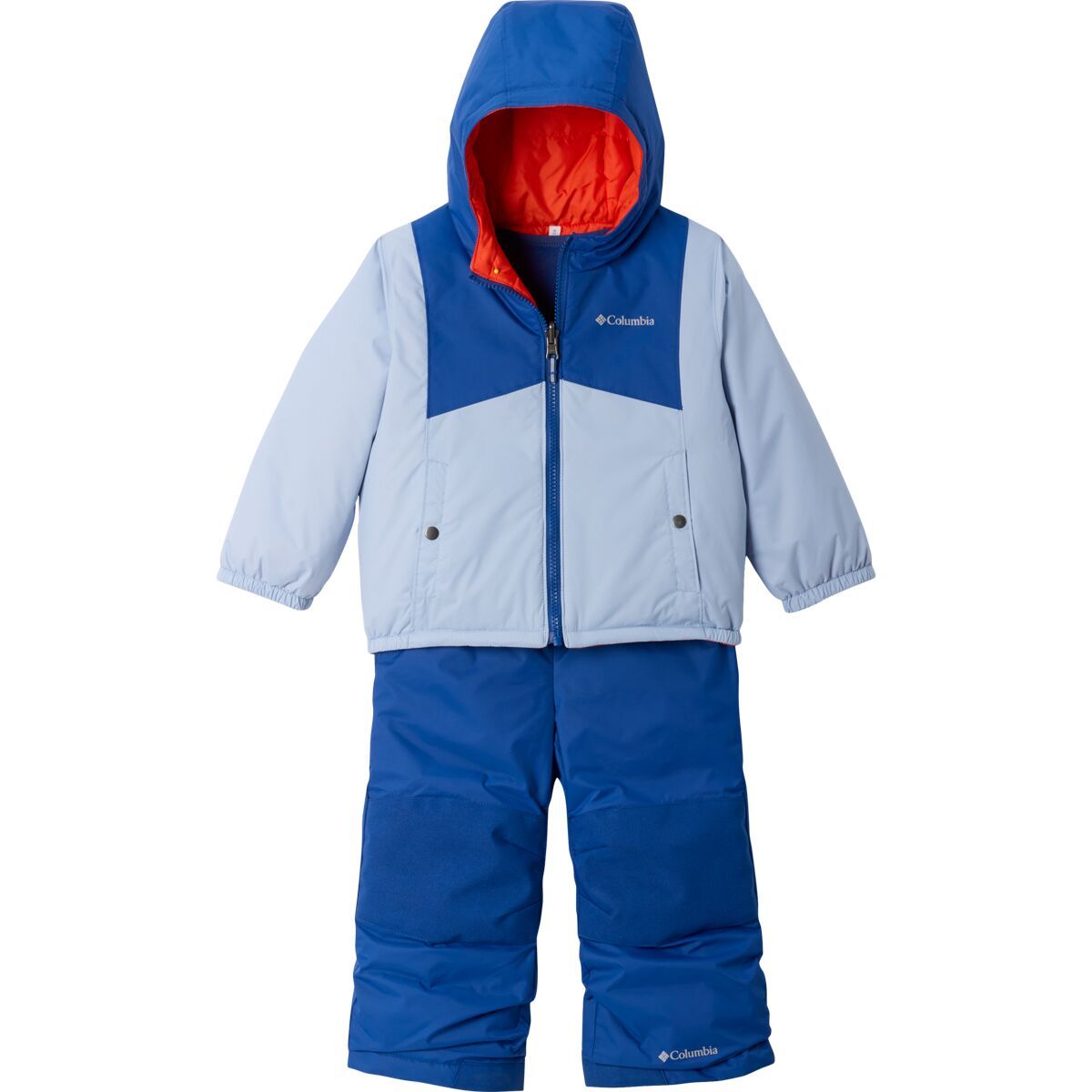 Columbia Double Flake II Set - Toddlers' Geyser/Chalk/Spring Yellow, 4T