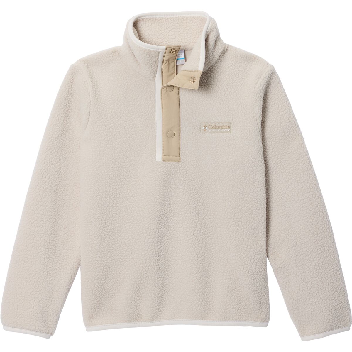 Image of Columbia Helvetia II 1/2-Snap Fleece Jacket - Kids' Dark Stone/Ancient Fossil, L